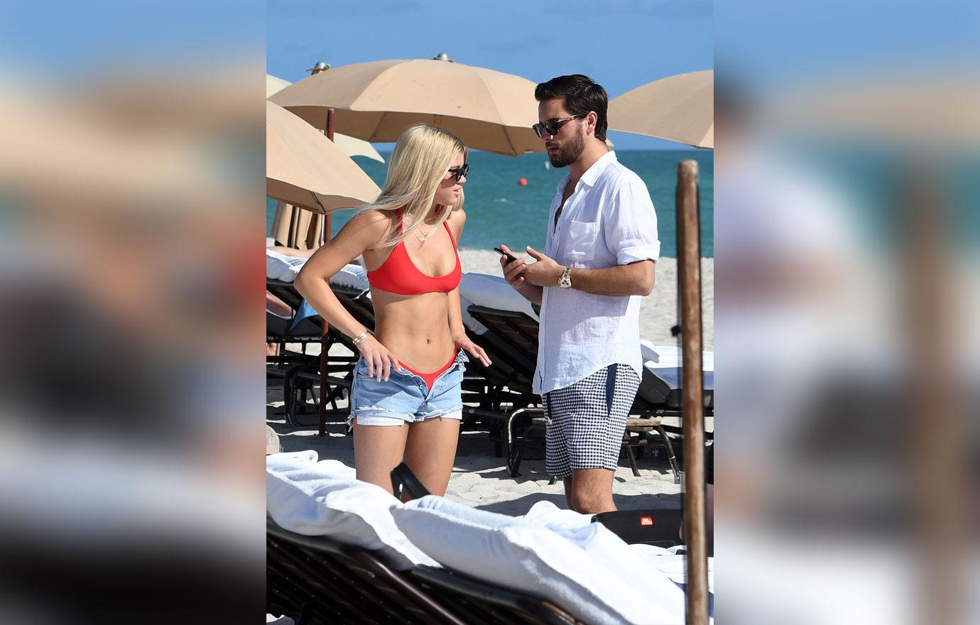 Sofia richie scott disick red bikini 1