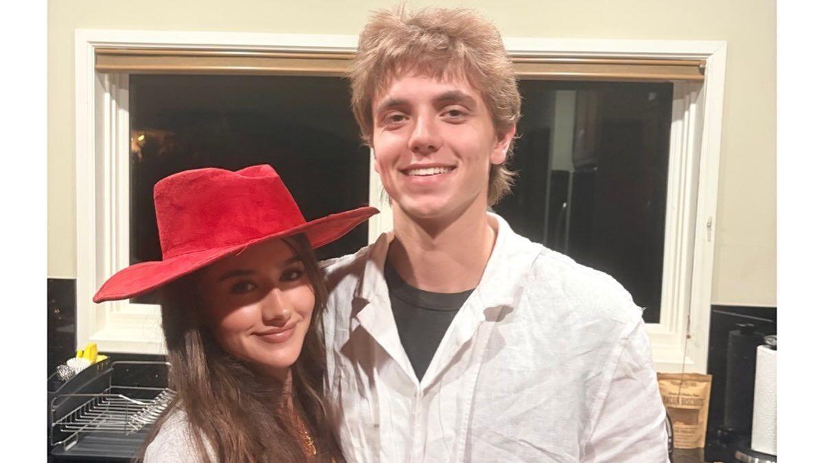photo of The singer shared a photo of son Jayden James and his girlfriend.