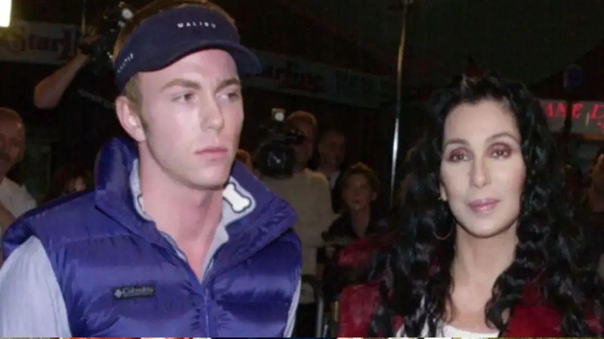 image of cher and son