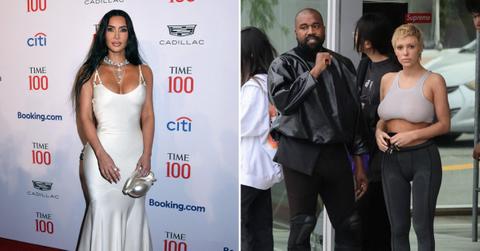 kim kardashian mortified kanye west bianca censori behavior kids