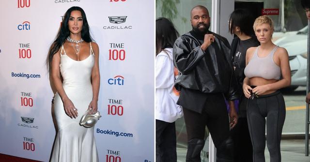 kim kardashian mortified kanye west bianca censori behavior kids