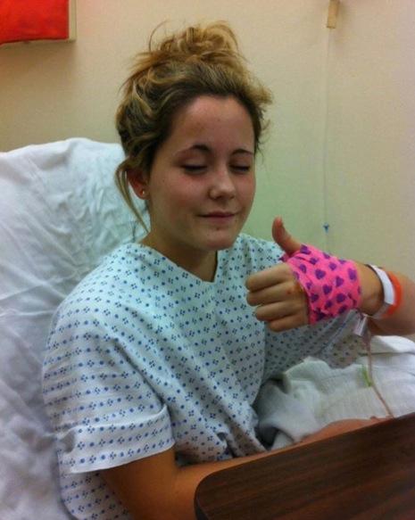 Jenelle evans hospitalized 01