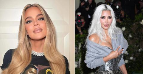 khloe kardashian sister kim met gala hypes up waist