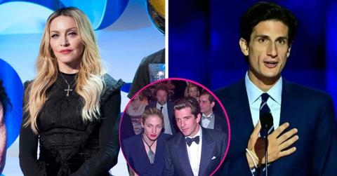 image of madonna, jfk jr, jack schlossberg