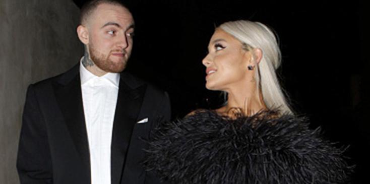 Ariana grande posts pic mac miller sweatshirt dog