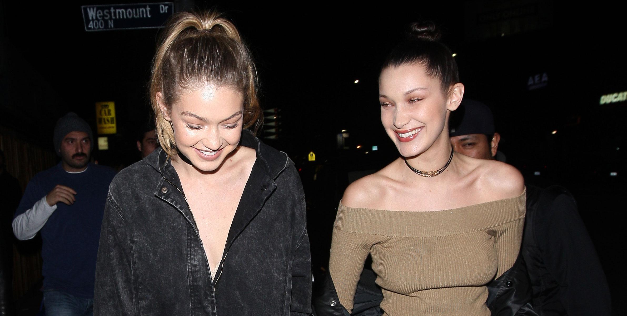 Gigi bella hadid hold hands clubbing