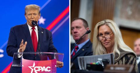 donald trump mocked calling marjorie taylor greene smart