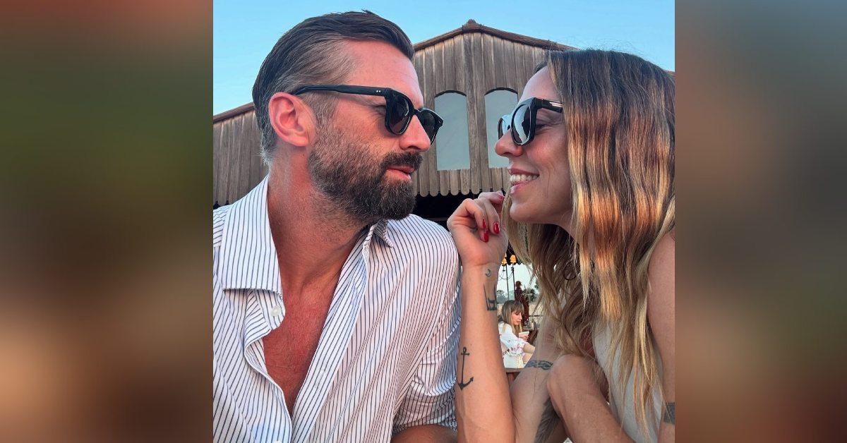 Image of the singer's boyfriend, Chris Dingwall, joined her on the trip.