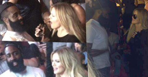 khloe kardashian dating james harden chris brown party