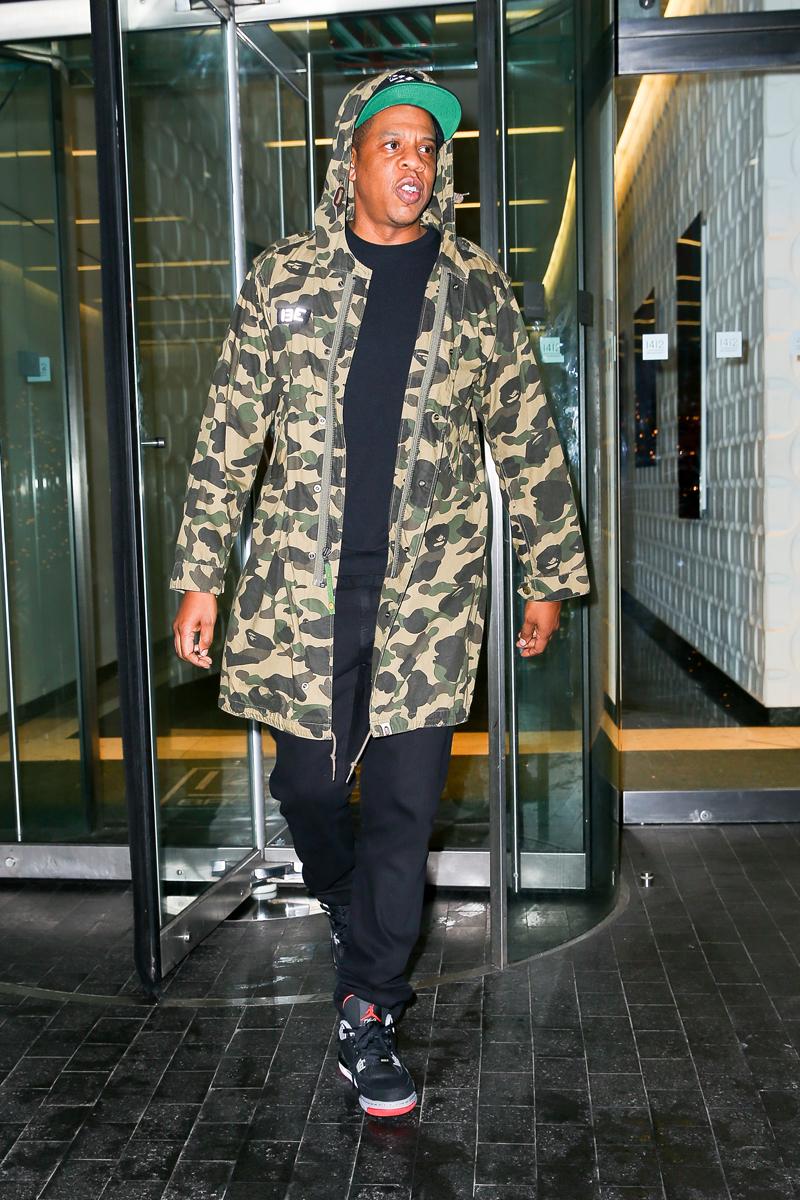 Jay Z spotted leaving his office in Midtown, New York City