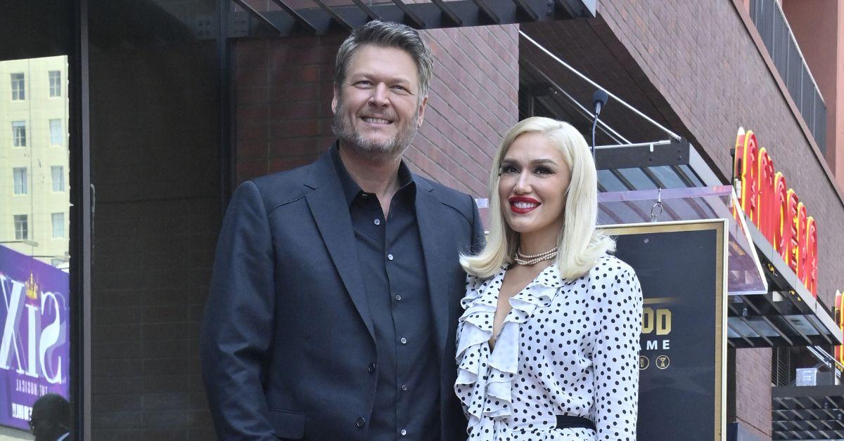 Blake Shelton Gushes About Gwen Stefani At Hollywood Walk Of Fame