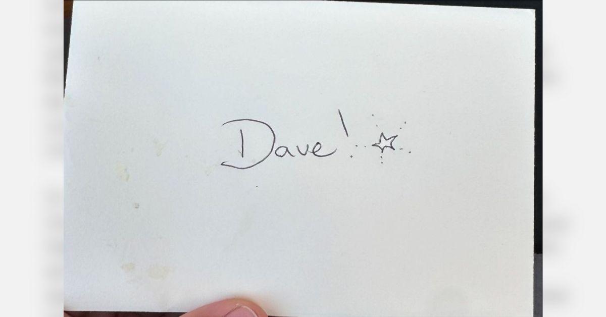 dave portnoy receives special note from taylor swift