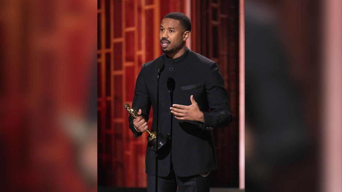Image of The actor honored past Black Oscar winners in his speech.