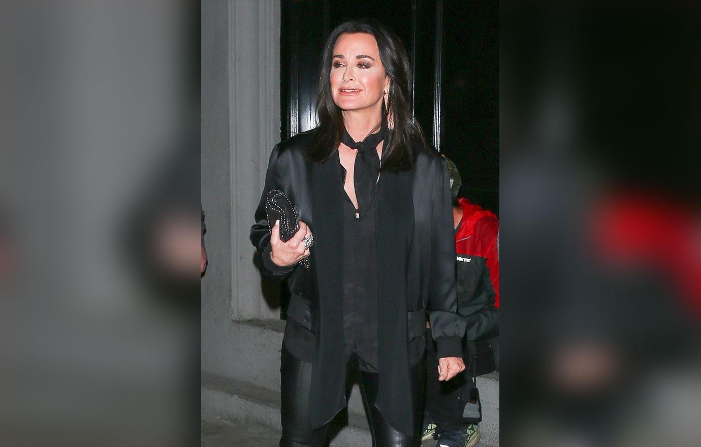 Kyle Richards grabs dinner in West Hollywood, CA