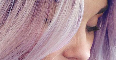 Lauren conrad purple hair