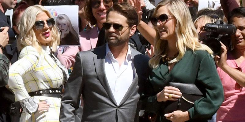 Tori Spelling, Jennie Garth, and Jason Priestley Film 'BH90210'