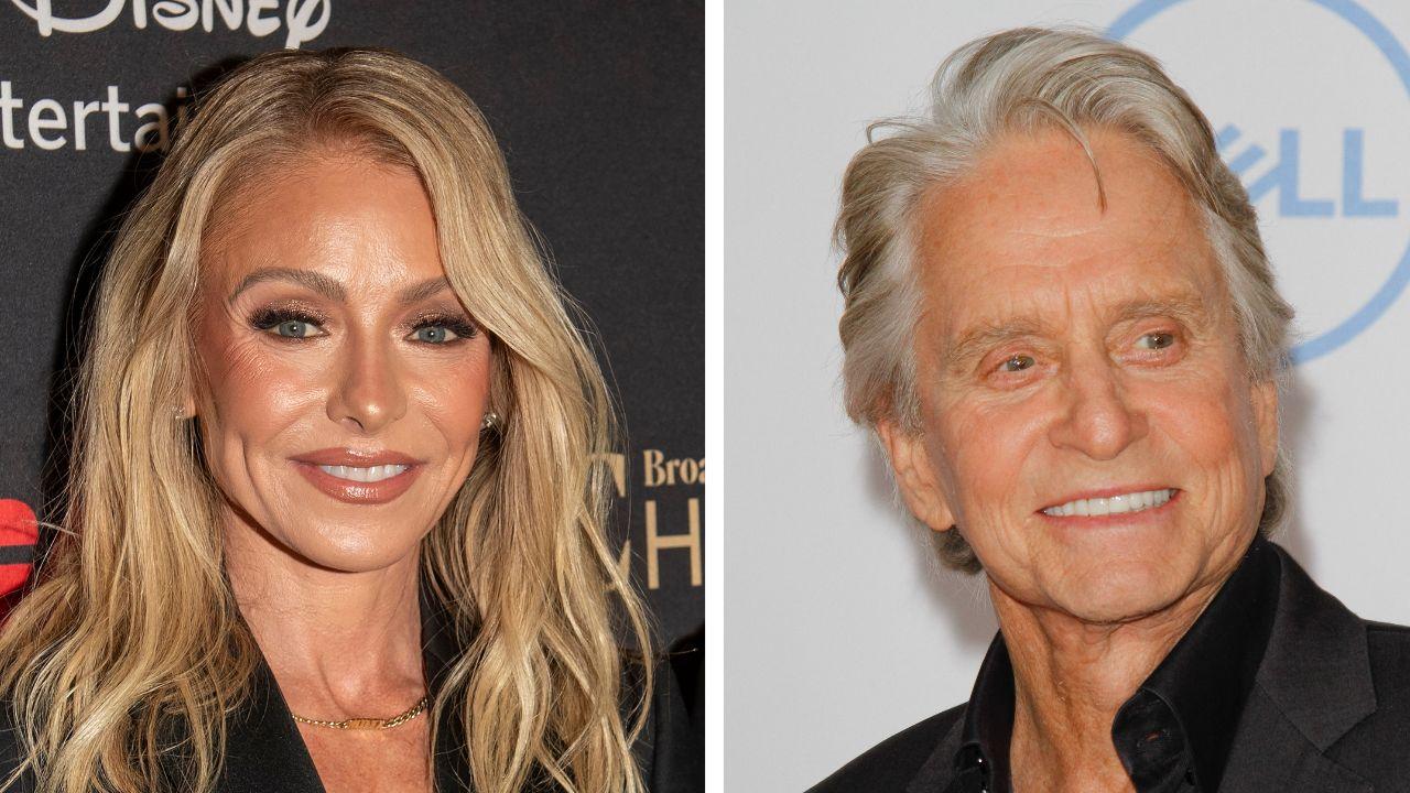 Image of Michael Douglas appeared as a guest on Kelly Ripa's podcast on October 21.