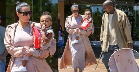 North west ruins kim kardashian coat 01