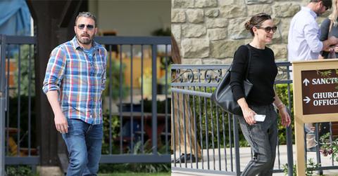 Ben Affleck Jen Garner kids church