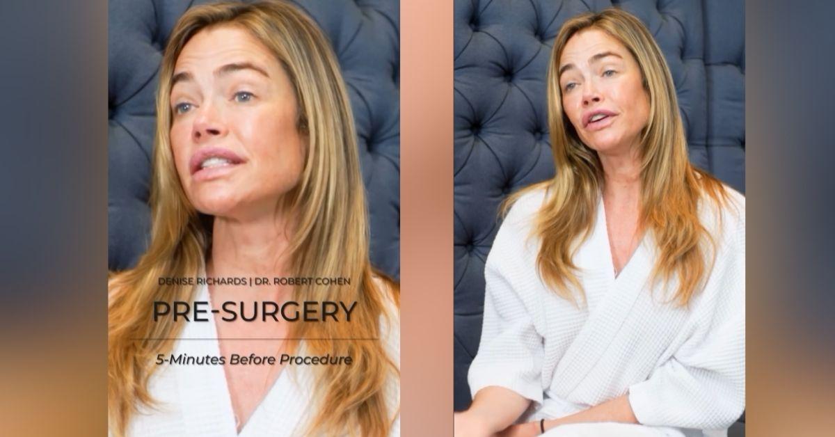 image of Denise Richards 'feels healthy' again after her b----- implant revision surgery.