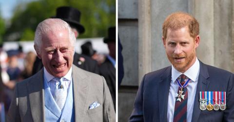 prince harry king charles three miles apart invictus games event