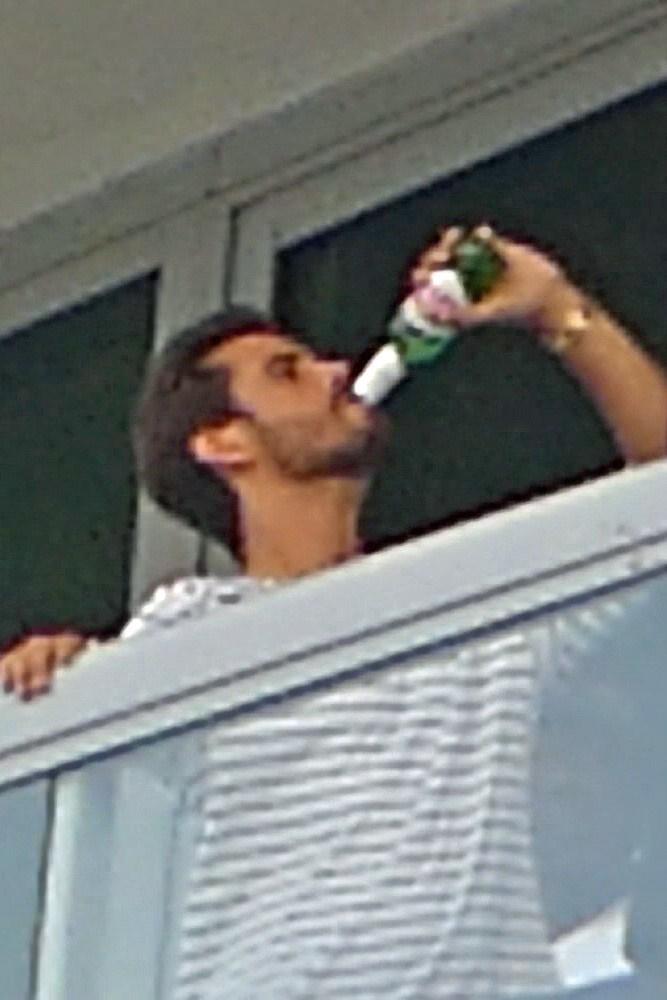 *EXCLUSIVE* Scott Disick chugs a beer at 6:45 AM after partying all Night with TAZ&#8217;s Angels