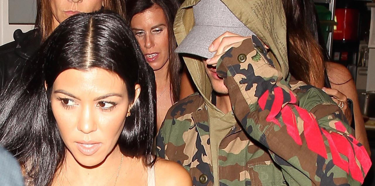 Kourtney Kardashian And Justin Bieber Still Flirting