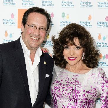 Joan Collins and Percy Gibson