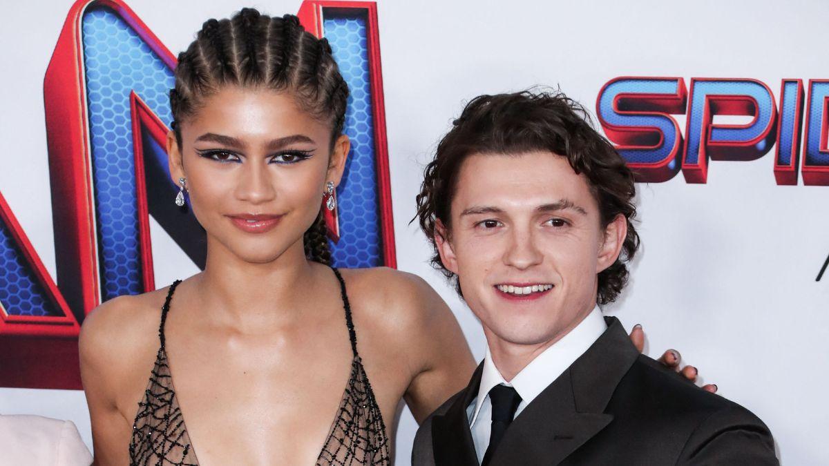 Image of Zendaya and Tom Holland met filming 'Spider-Man.'