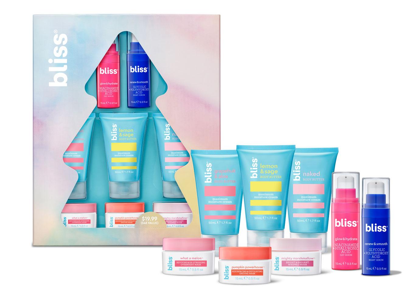 //ok Bliss HOLIDAY FACIAL BODY SET