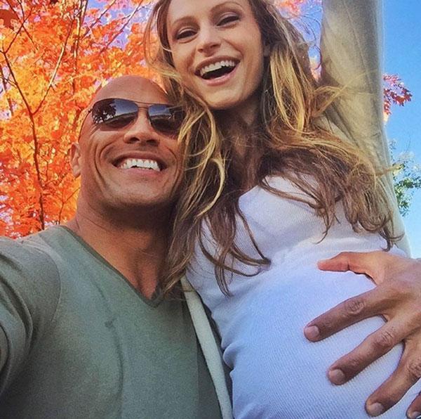 Dwayne the rock johnson girlfriend pregnant 02