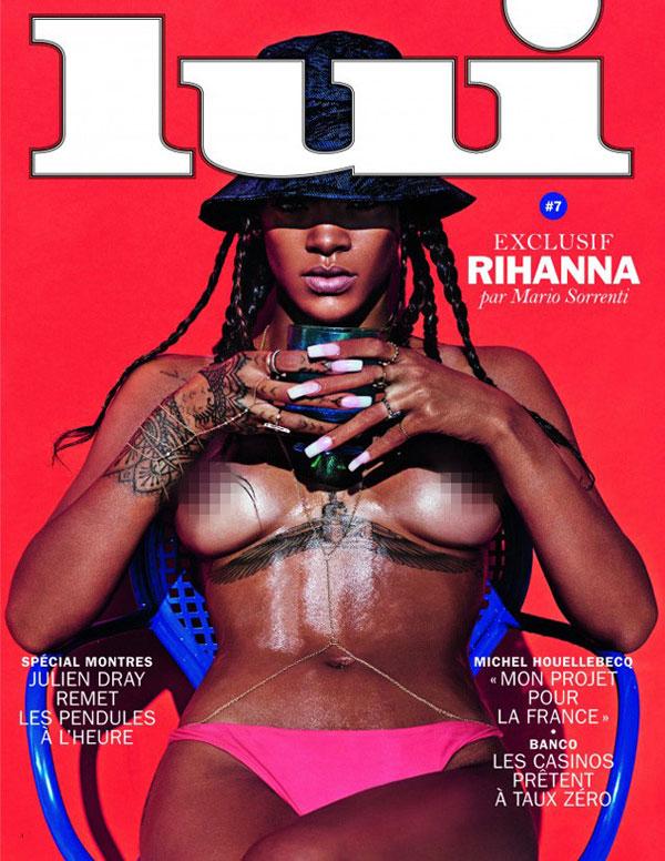 Rihanna nude lui magazine