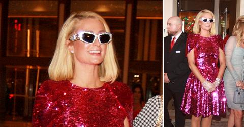 paris hilton ribbon cutting to resorts world grand opening in las vegas