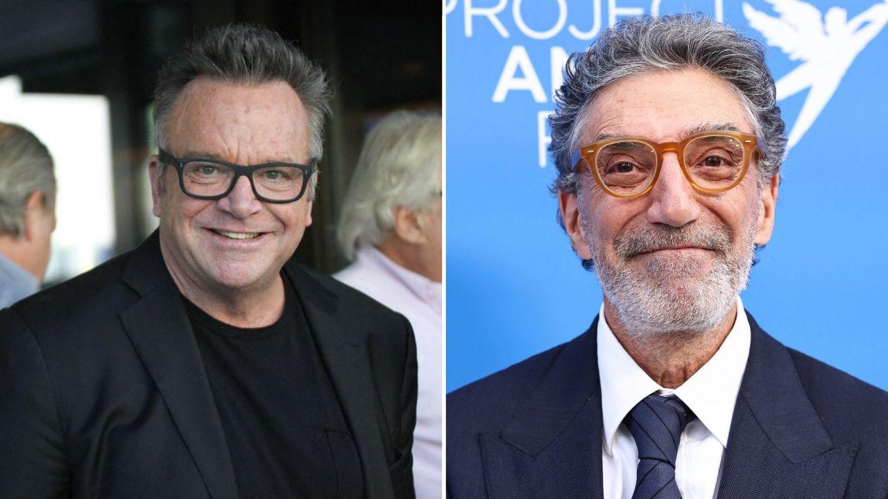 image of Chuck Lorre claimed that Tom Arnold was credited for scripts written by other staff members.