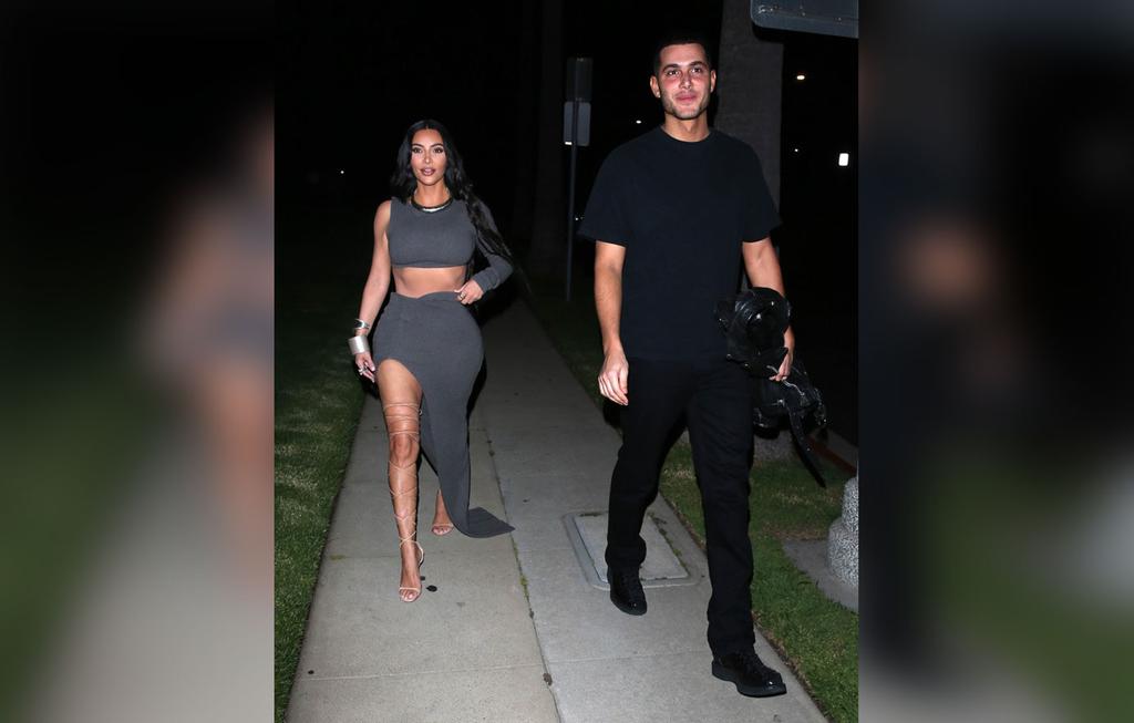 Kim Kardashian Flashes Her Abs In Sexy Rick Owens Two-Piece Ensemble