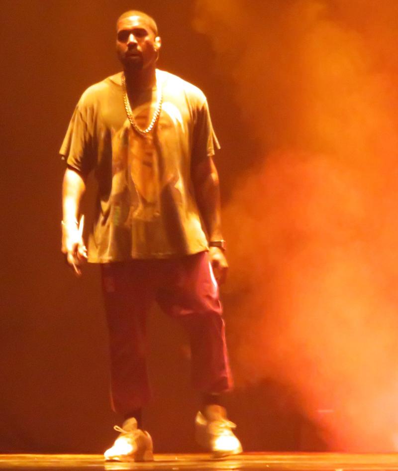 Kanye West performs at The Meadows Festival in New York City