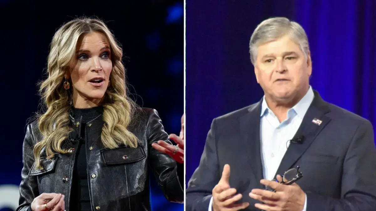 image of Megyn Kelly lashed out at Sean Hannity on her show. 