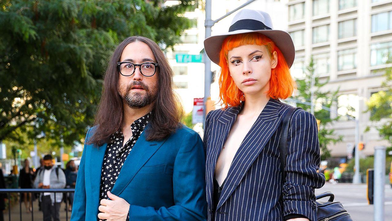 Picture of Sean Ono Lennon and Charlotte Kemp Muhl.