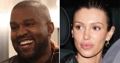 Composite photo of Kanye West and Bianca Censori.