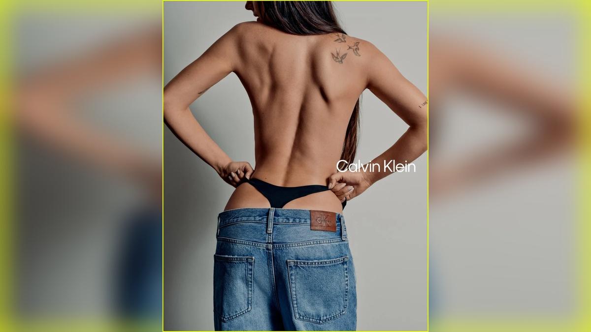 Image of Dakota Johnson starred in a new Calvin Klein campaign.