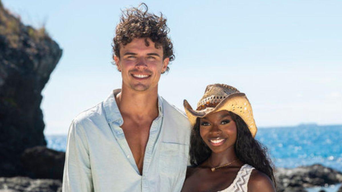 Image of Nic Vansteenberghe and Olandria Carthen were finalists on 'Love Island USA' Season 7. 