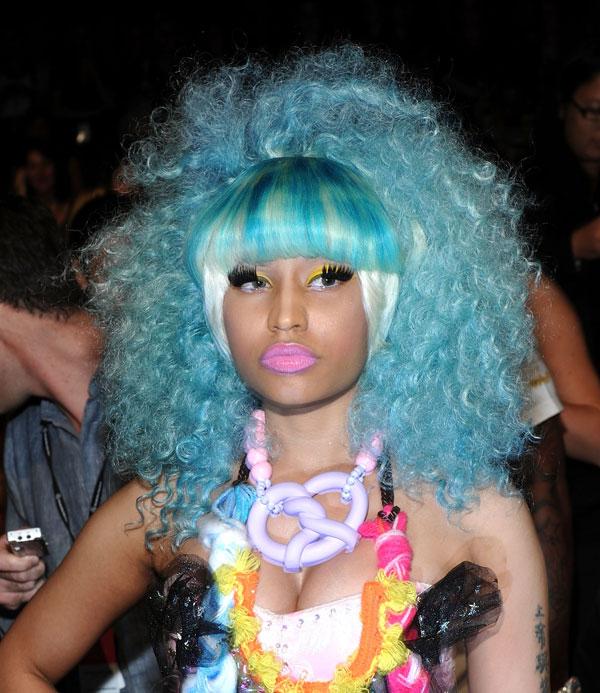 Nicki Minaj Blue Hair