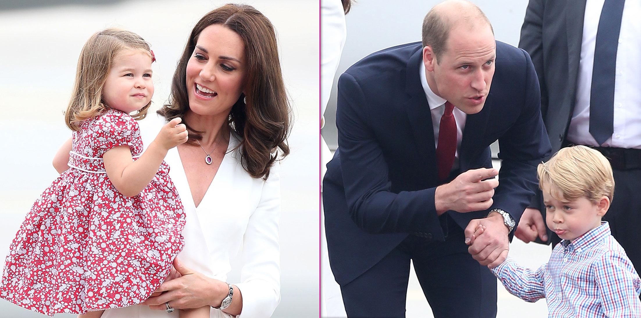 Royal Tour Prince George Princess Charlotte Kate Middleton Photos Long