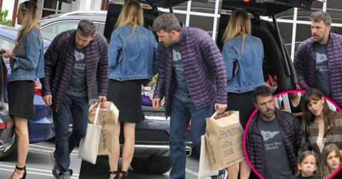 Ben affleck checks out womens butt 10