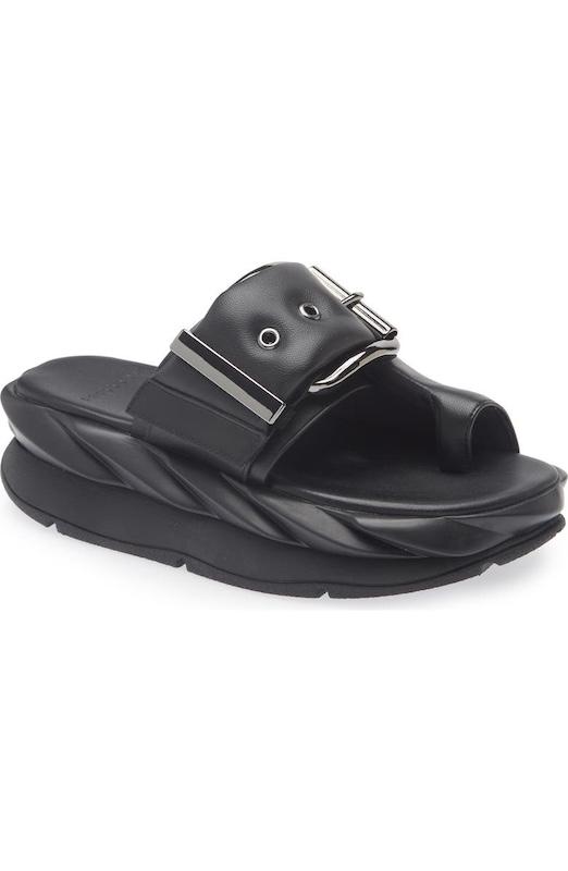 cccceesmellow glow toe loop platform sandal