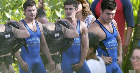 Zac efron wearing spandex bulge 040