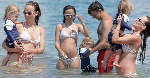 Olivia Wilde Pregnant Bikini Baby Bump Maui