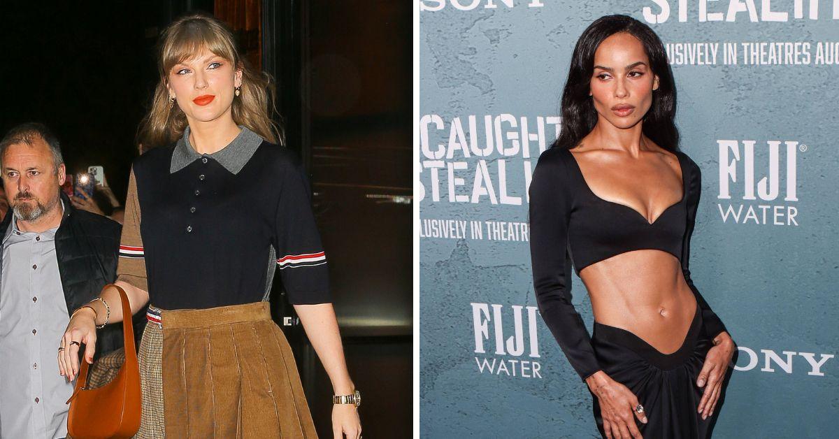 image of Zoë Kravitz is reportedly invited to Taylor Swift’s wedding, but Harry Styles will not attend as her plus one.