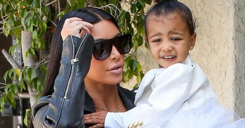 Kim Kardashian taking North West and Penelope Disick to ballet class