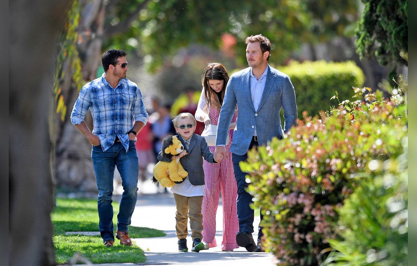 Chris-Pratt-Katherine-Schwarzenegger-Easter